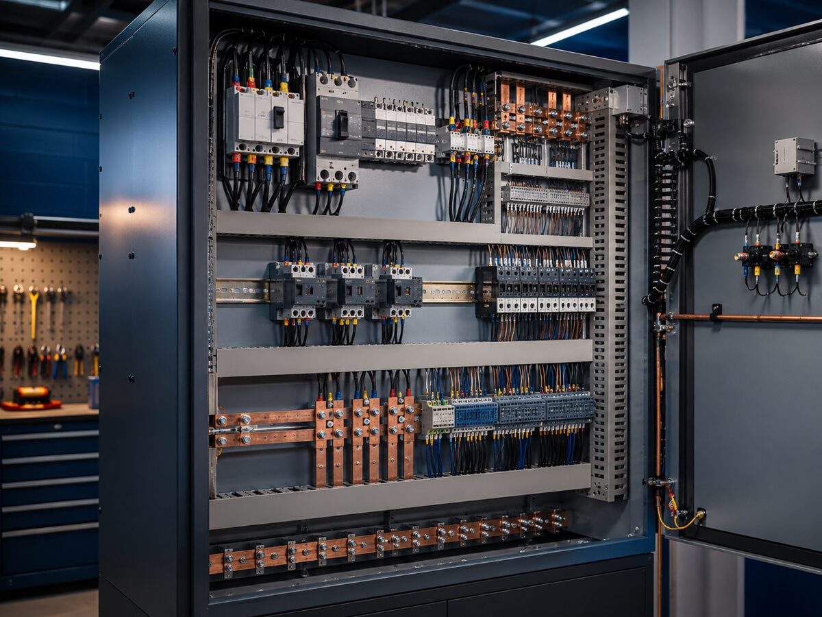 Tablero eléctrico de potencia y control